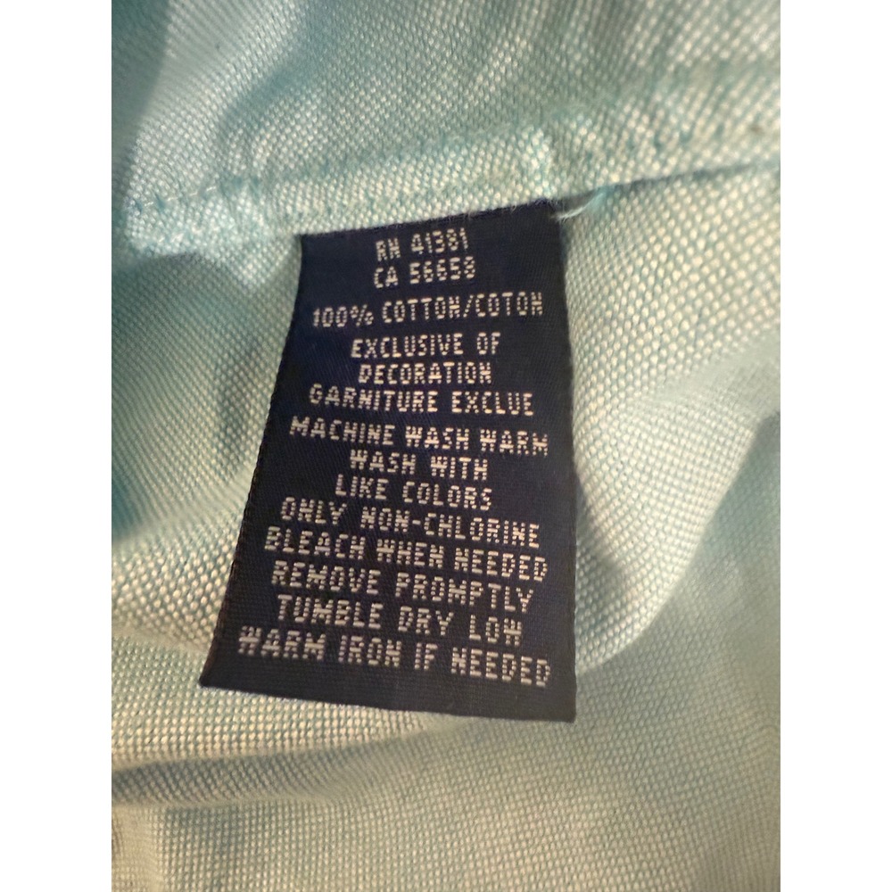 Ralph Lauren Womens Light Blue Slim Fit Oxford Button Down Shirt Size 6 Cotton - Picture 7 of 8